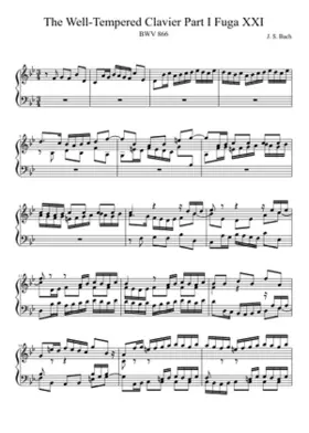 Prelude and Fugue in B-flat major BWV 866