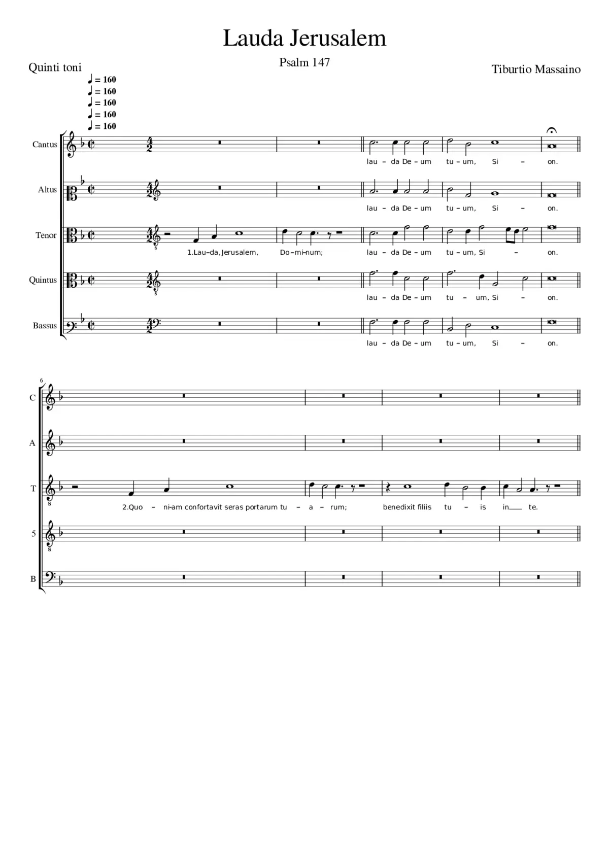 Lauda Jerusalem - Page 1