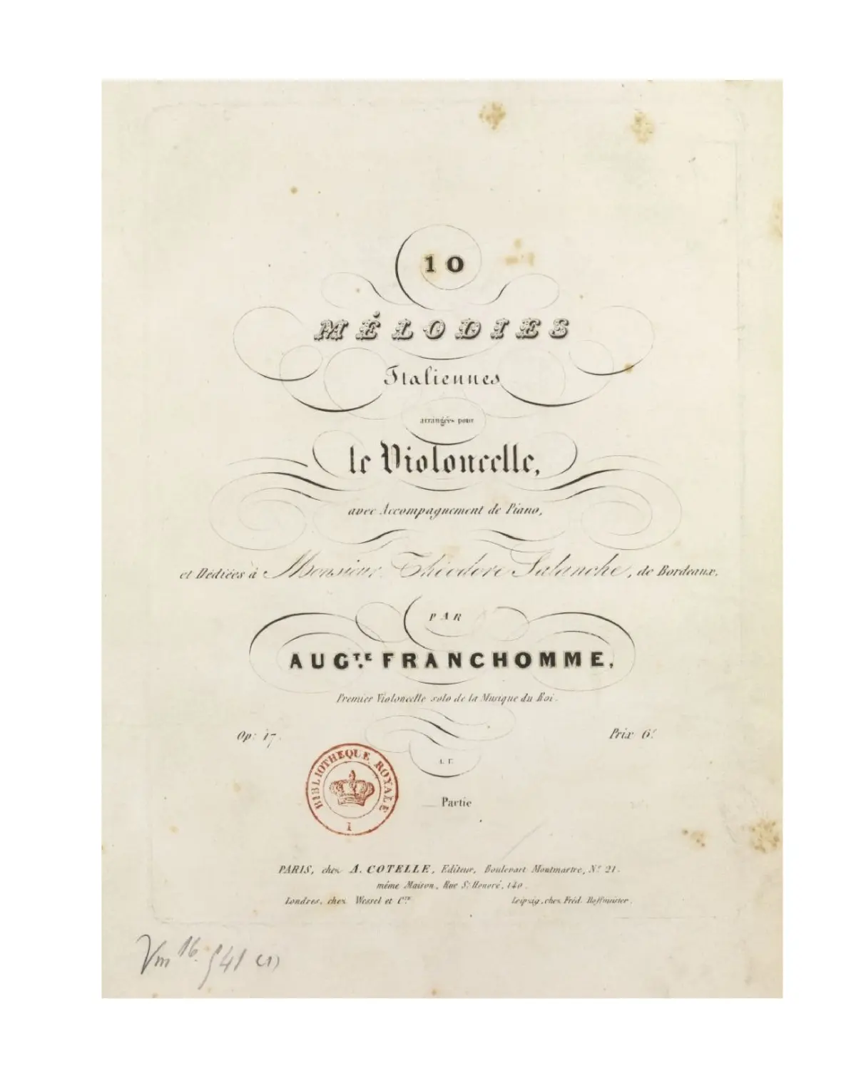 10 Mélodies italiennes - Page 1