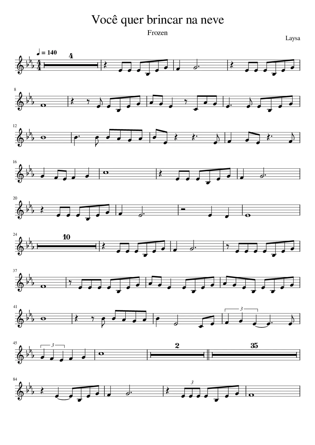 frozen - voce quer brincar na neve - Page 1