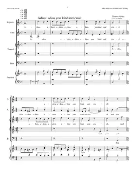 Adieu adieu you kind and cruel