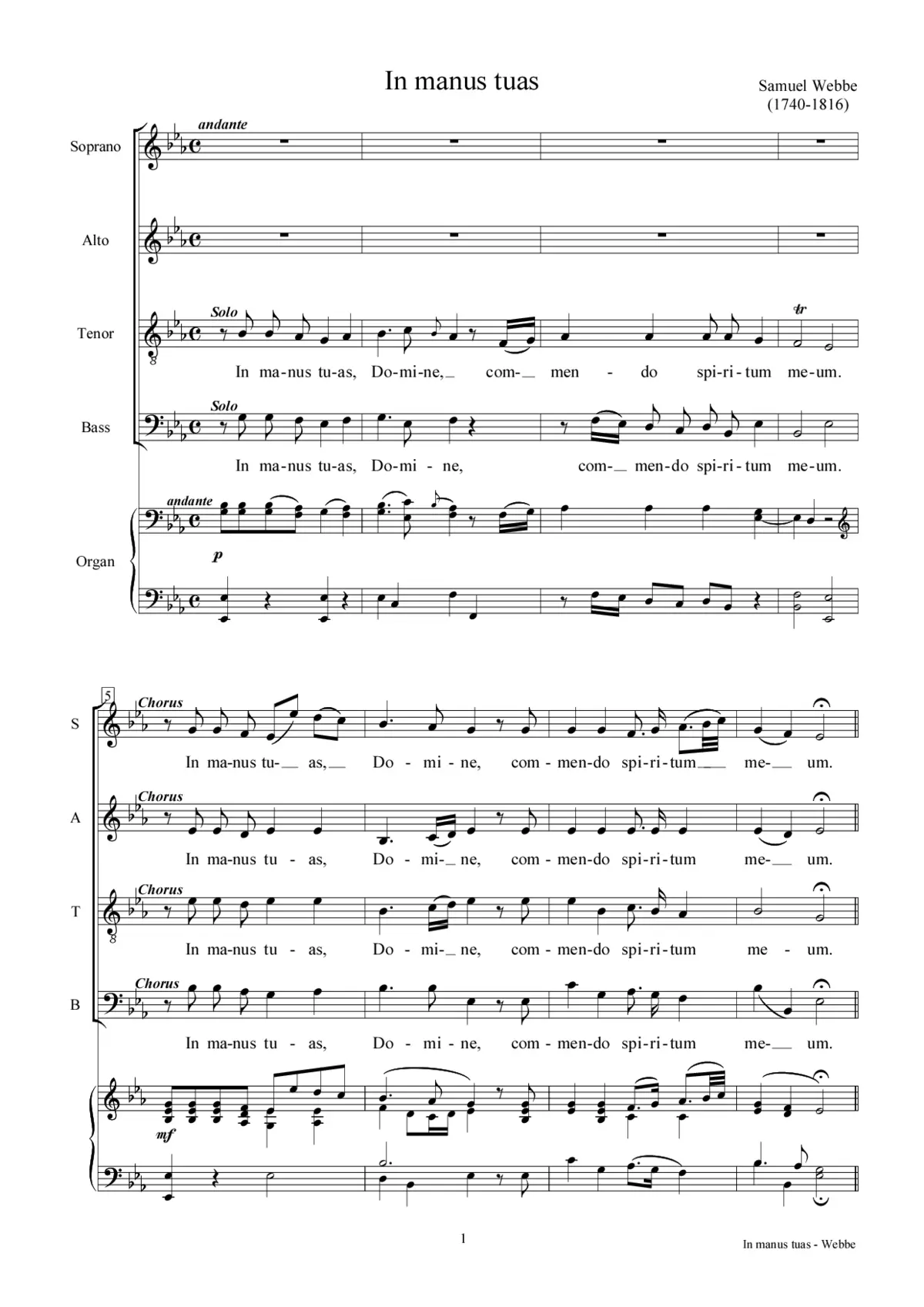 In manus tuas - Page 1