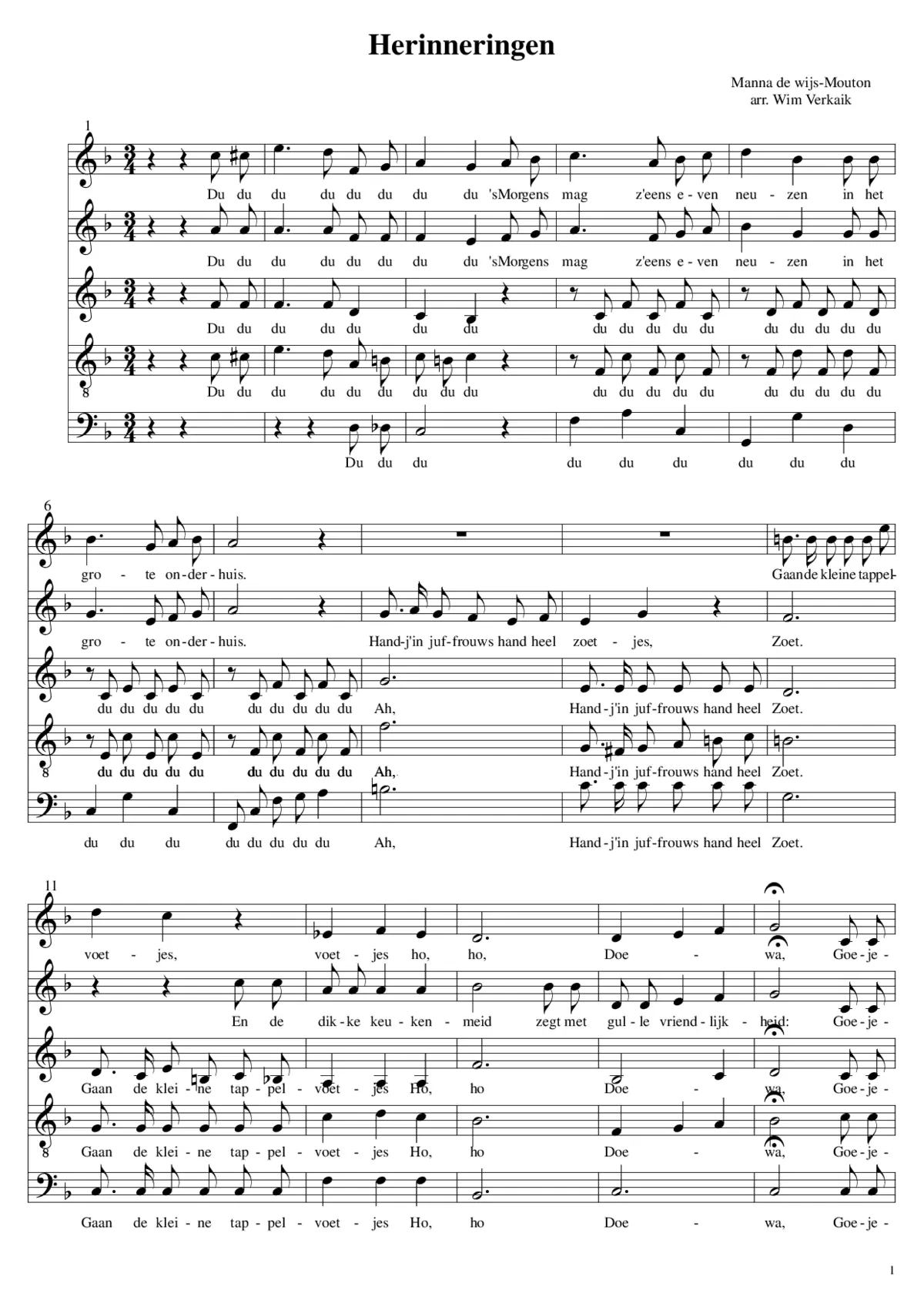 Herinneringen - Page 1