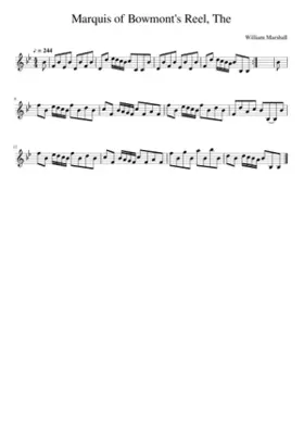 The Marquis of Bowmont's Reel