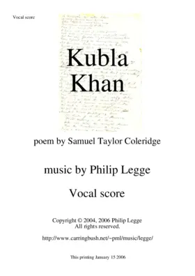 Kubla Khan