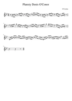 Planxty Denis O'Conor