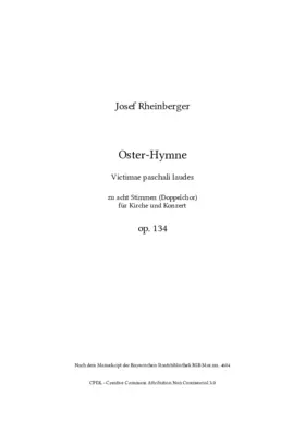 Osterhymnus, op. 134