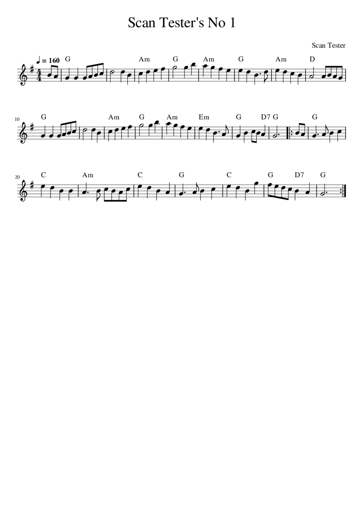 Scan Tester's No 1 - Page 1