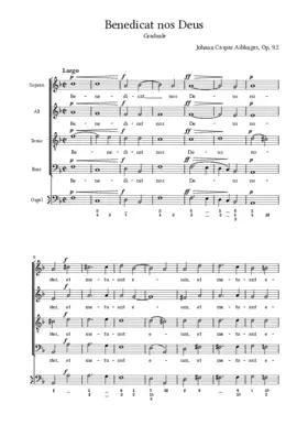 Benedicat nos Deus, Op. 9, No. 2
