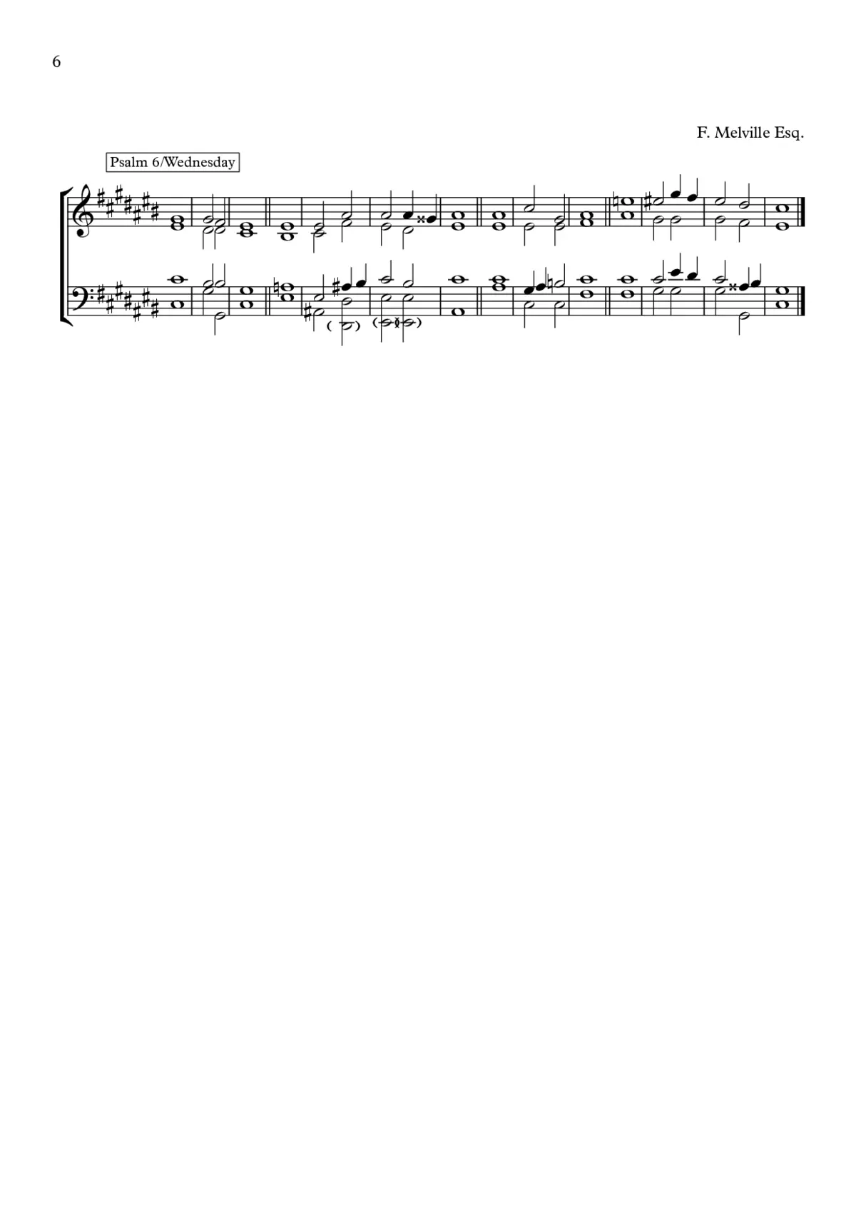 Double Chant in C Sharp Major - Page 1