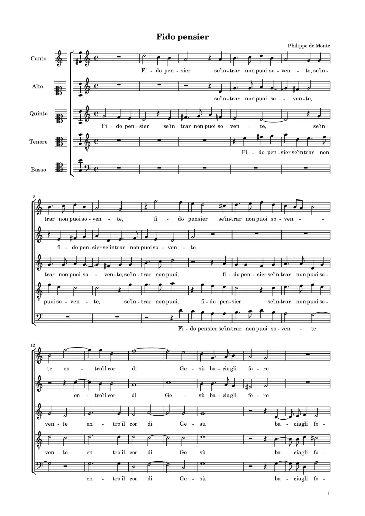 Fido pensier - Page 1