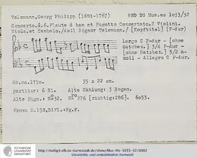 Concerto for Recorder and Bassoon