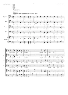 Honour and majesty are before him