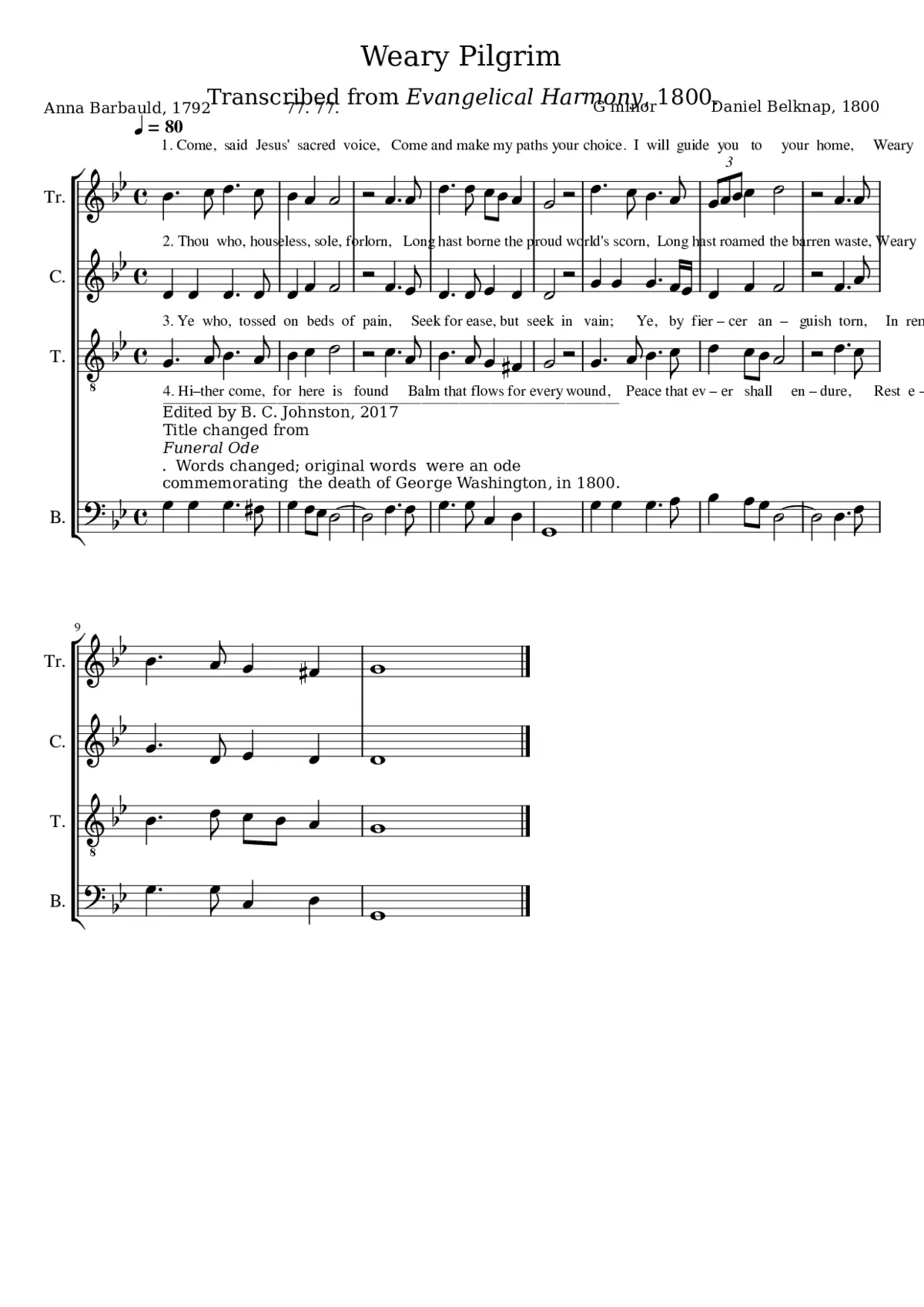 Weary Pilgrim - Page 1