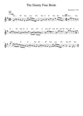 The Dainty Fine Bride