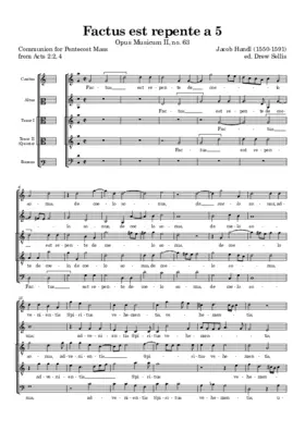 Factus est repente a 5