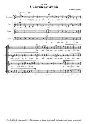 O sacrum convivium