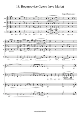 Porti Bogorogyice Debo - Rahmanyinov gyakorlás