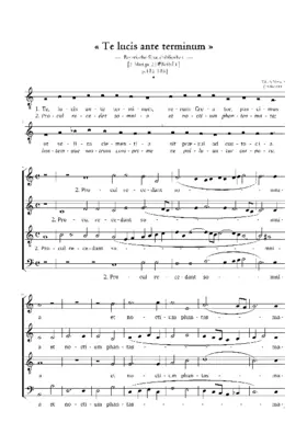 Te lucis ante terminum