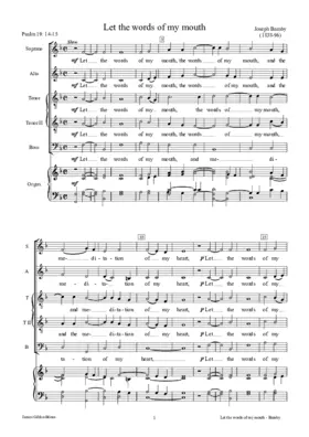 Let the words of my mouth