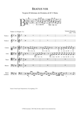 Beatus vir, Op. II, No. 10