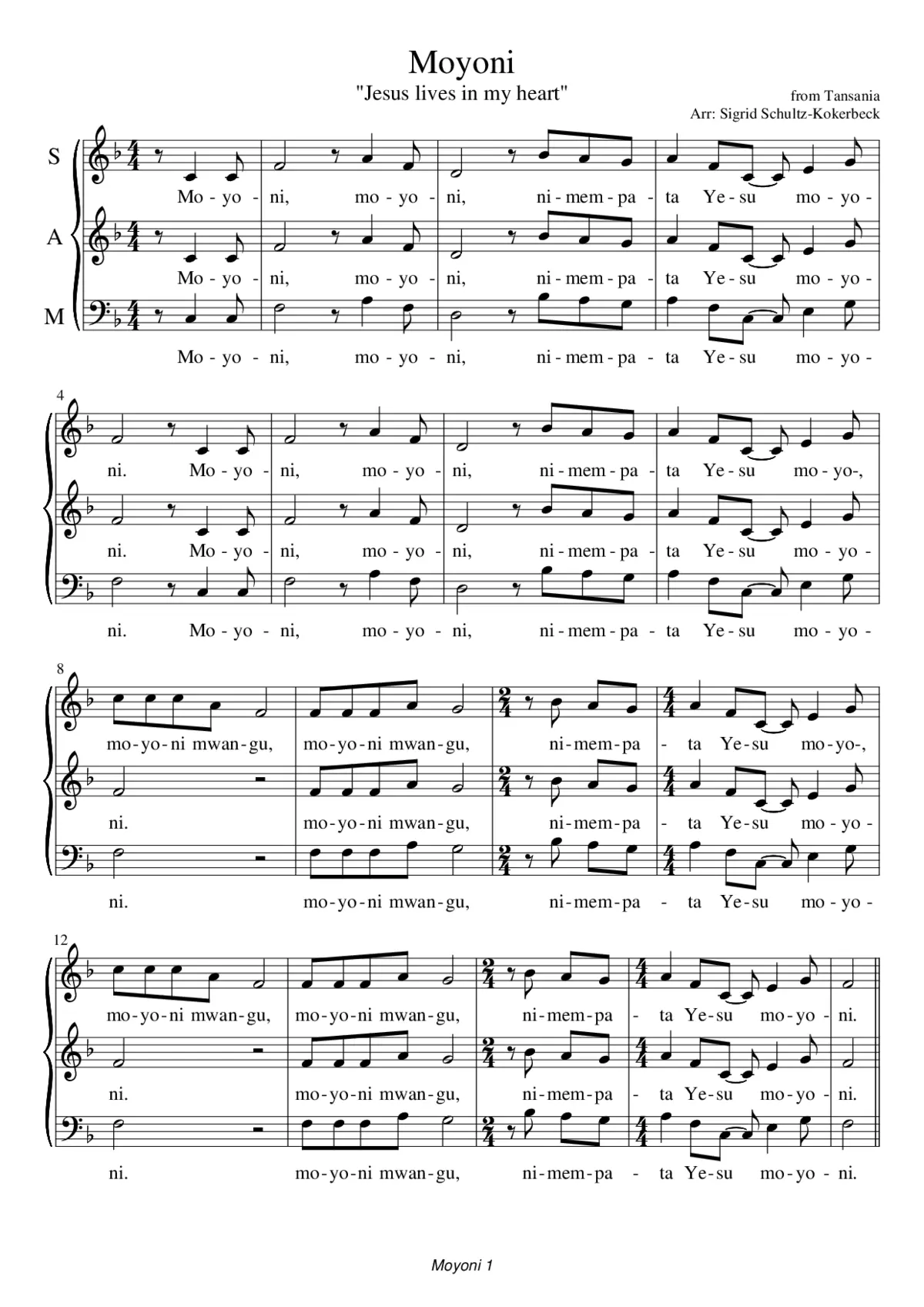 Moyoni - Page 1