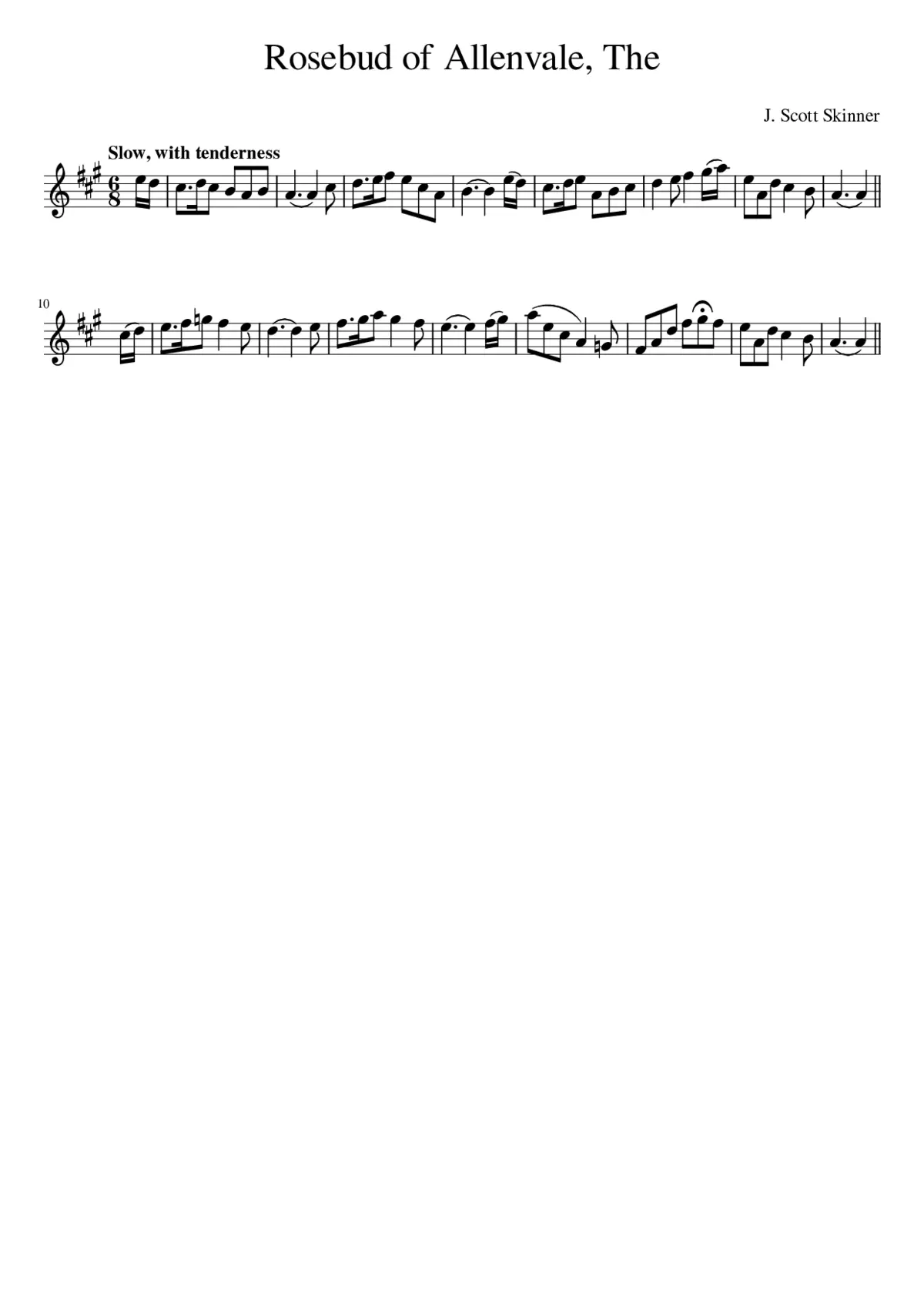 The Rosebud of Allenvale - Page 1