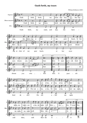 Gush forth, my tears