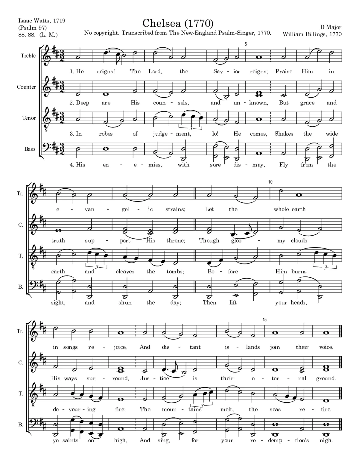 Chelsea (1770) - Page 1
