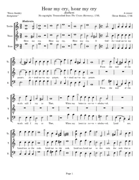 Hear my cry, hear my cry