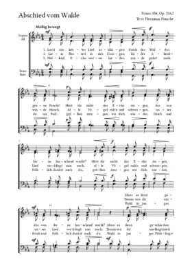 Abschied vom Walde, Op. 256, No. 2