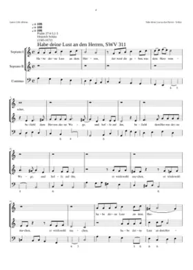 Habe deine Lust an dem Herren SWV 311