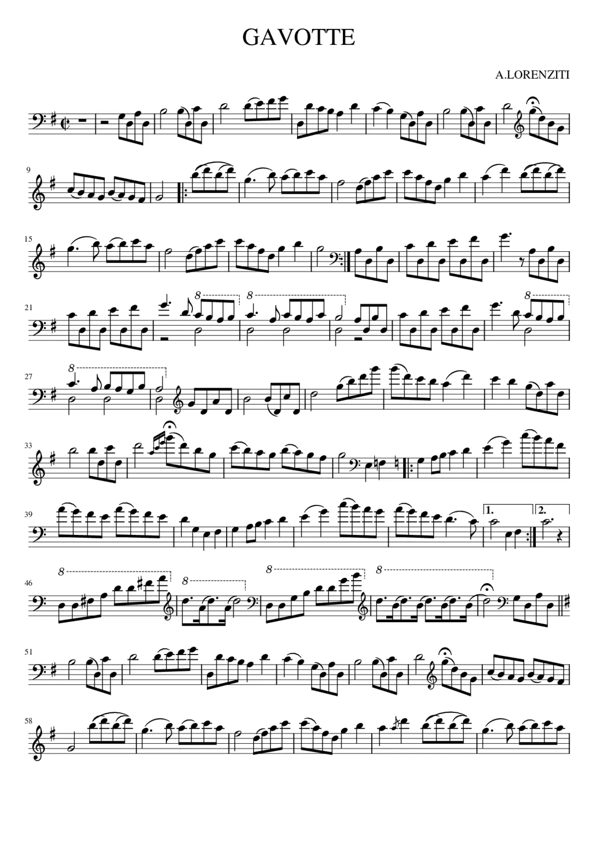 Gavotte - Page 1