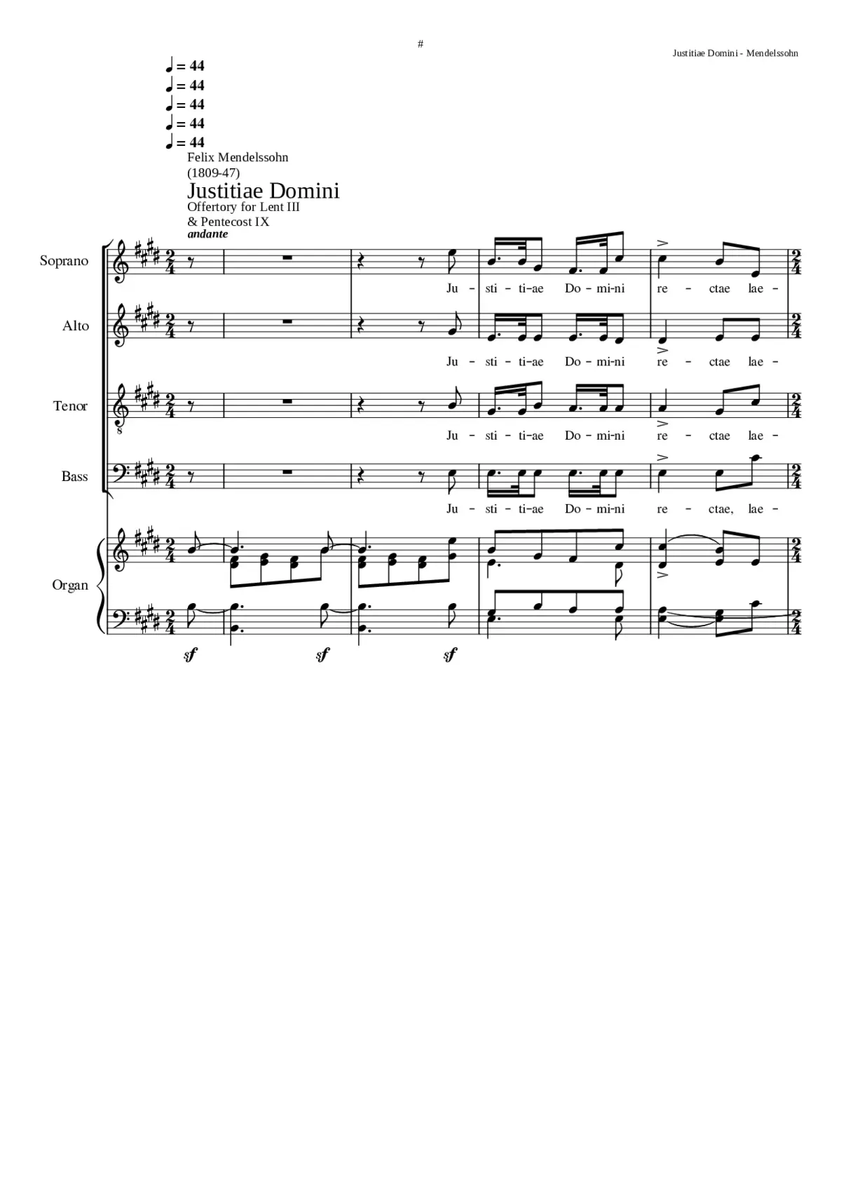 Justitiae Domini - Page 1