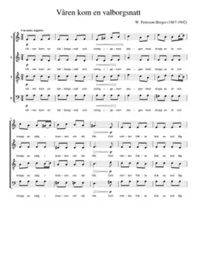 Våren kom en Valborgsnatt