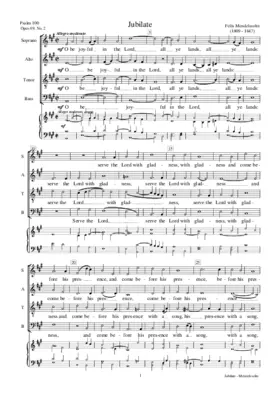 Jubilate Deo, Op. 69, No. 2
