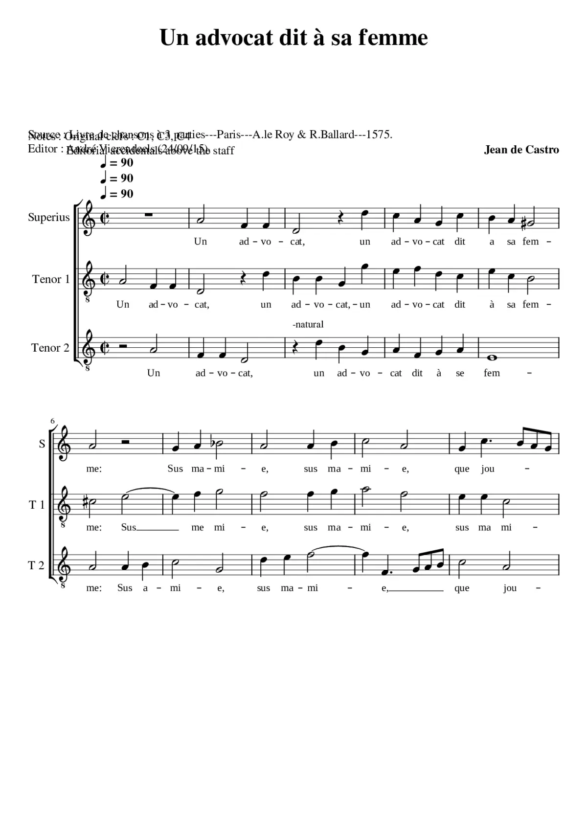 Un advocat dit à sa femme - Page 1