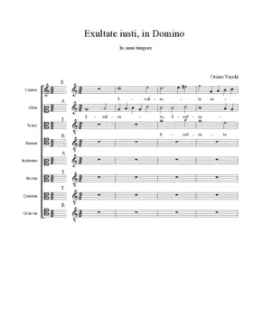 Exultate iusti, in Domino