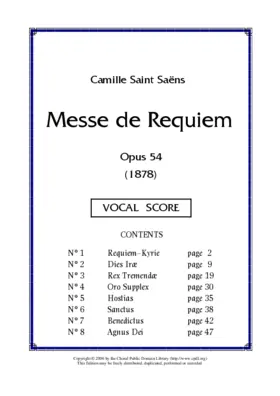 Requiem, Op. 54