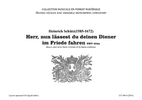 Herr, nun lässest du deinen Diener im Friede fahren