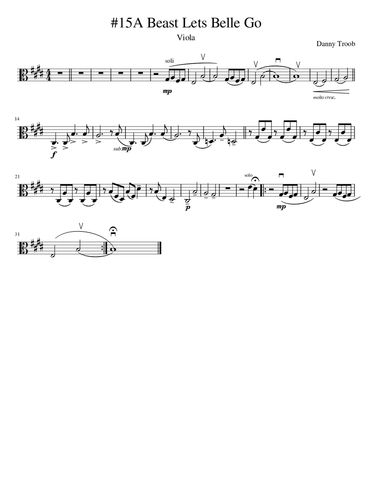Beauty and the Beast - Page 1