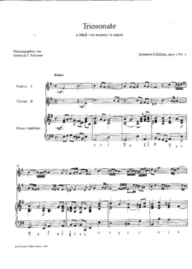 Trio Sonata in E minor