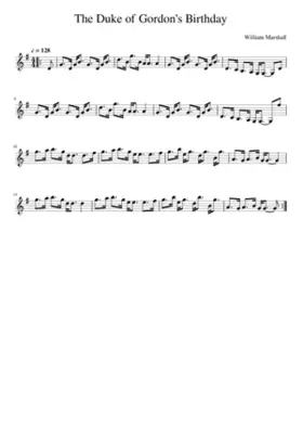 The Duke of Gordon's Birthday