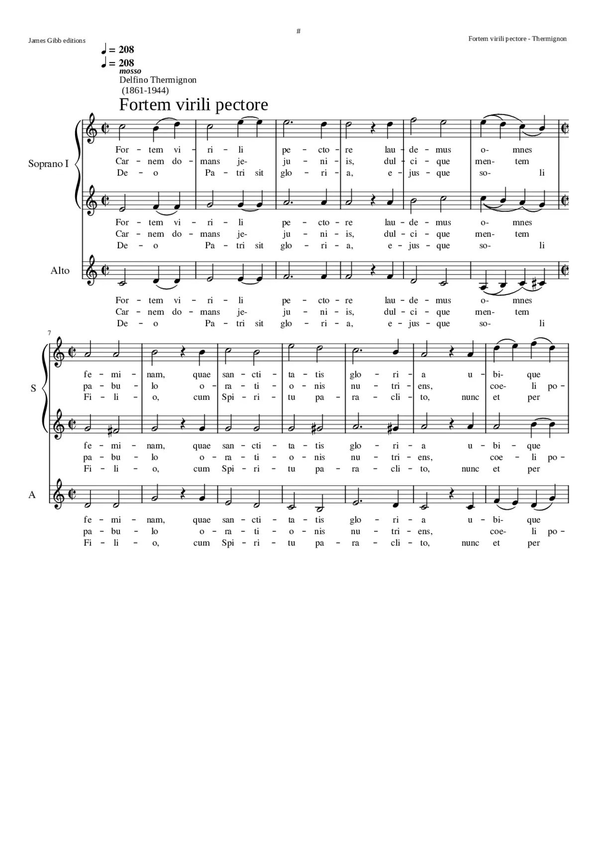 Fortem virili pectore - Page 1