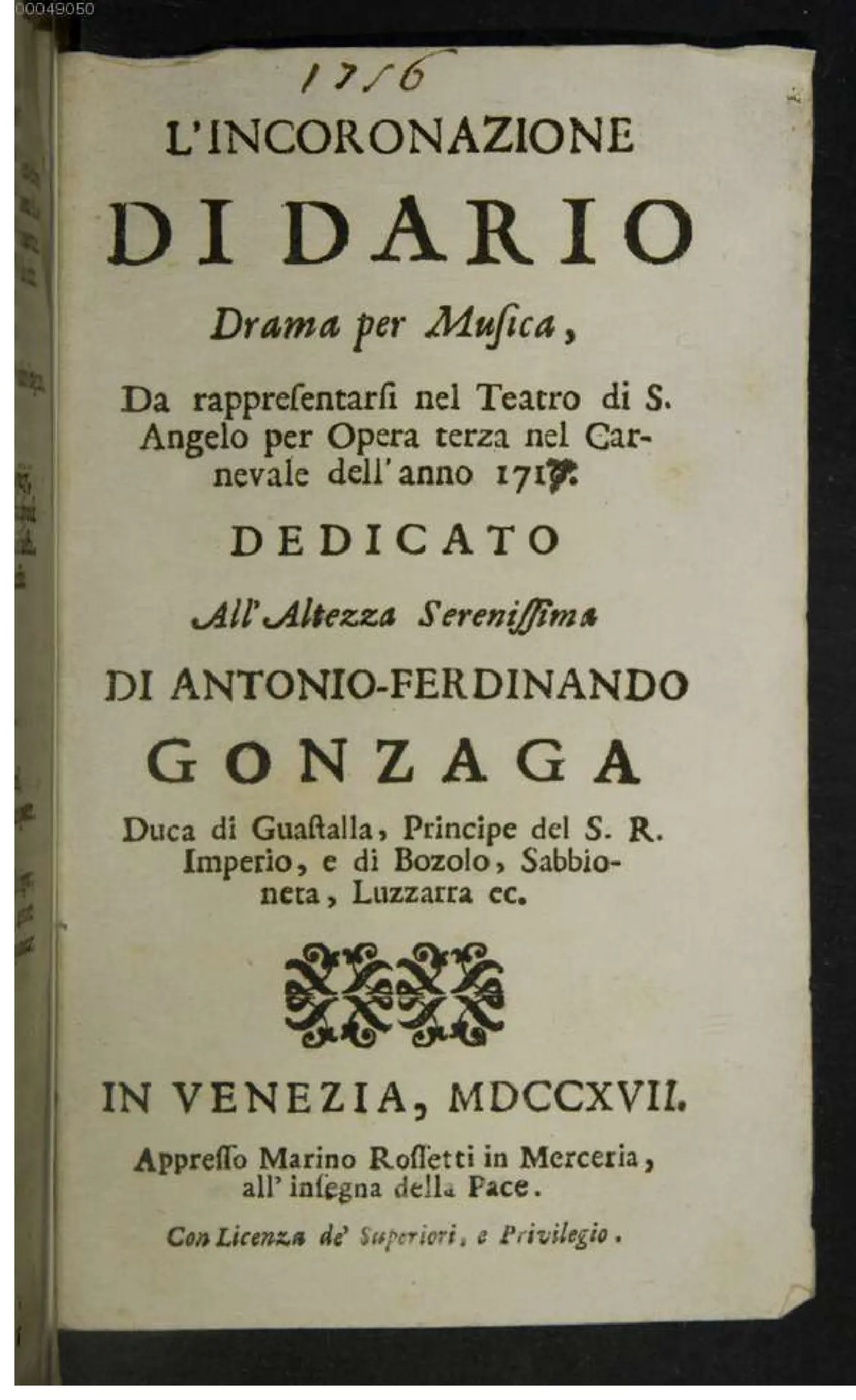 L'incoronazione di Dario - Page 1
