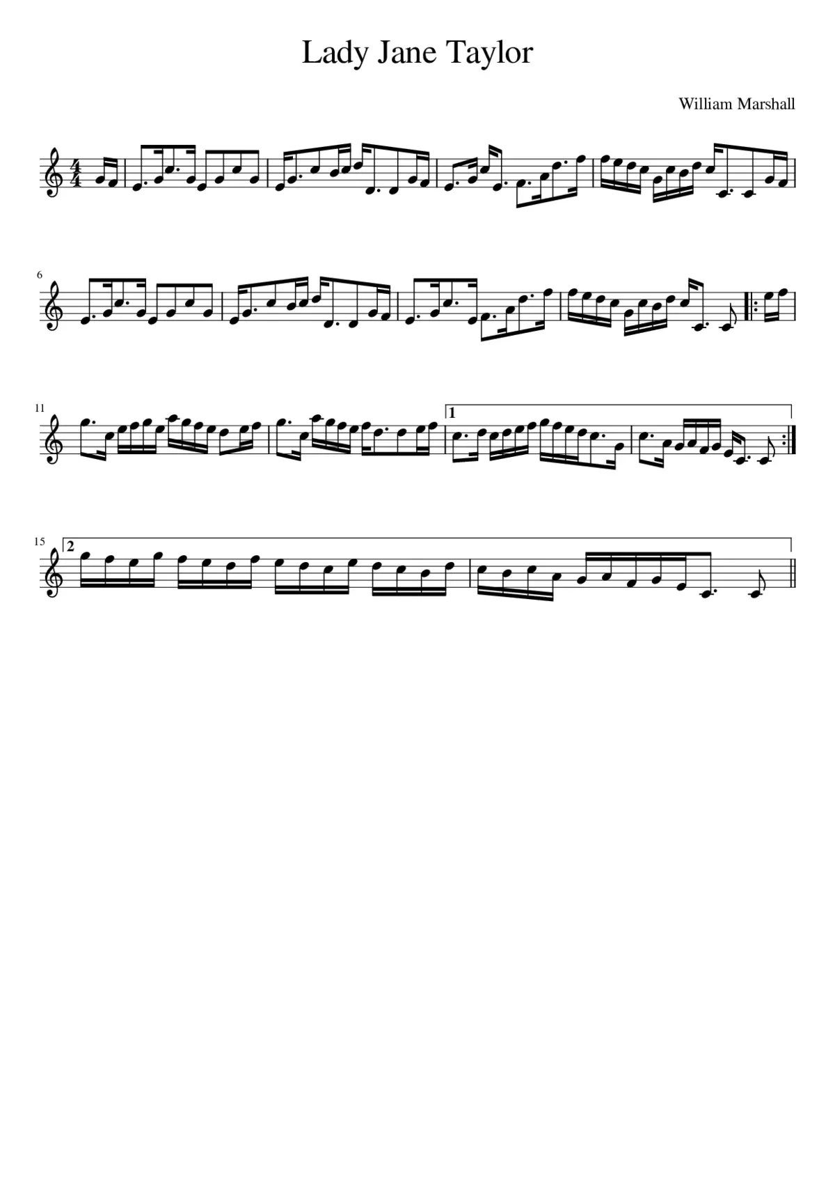 Lady Jane Taylor - Page 1