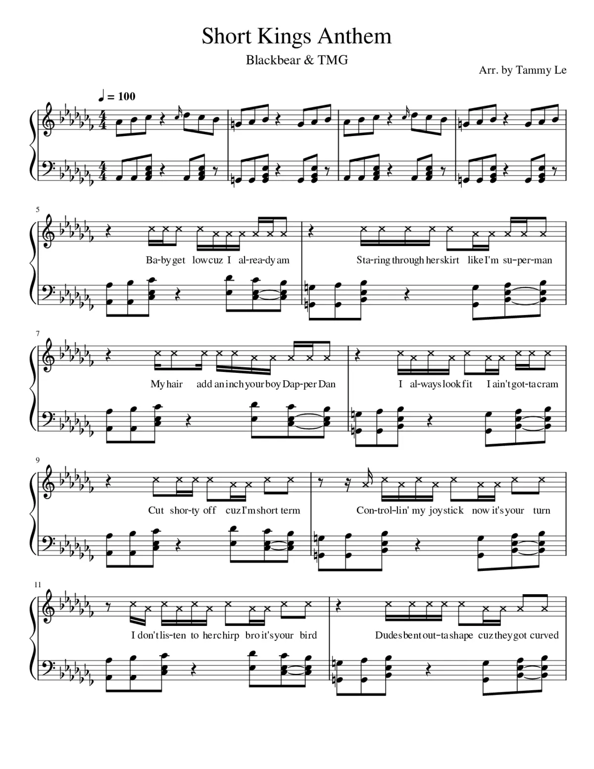 short kings anthem - Page 1