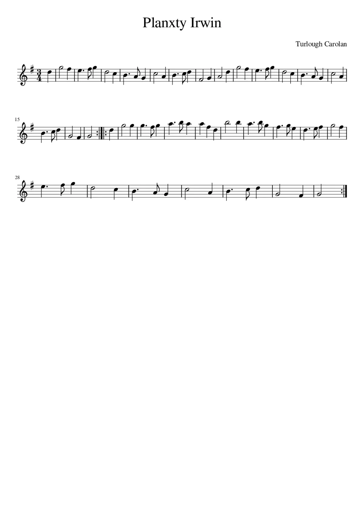PLANXTY IRWIN - Page 1