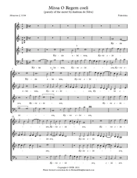 Missa O Regem coeli