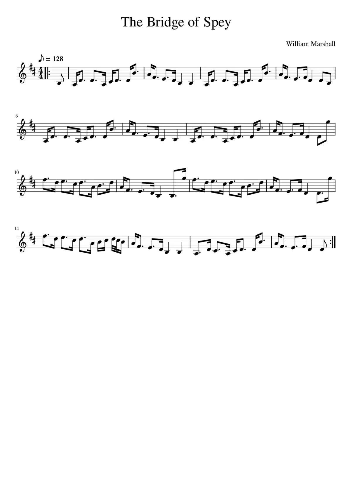 the Bridge of Spey a Strathspey - Page 1